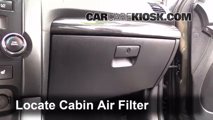 2012 Kia Sorento EX 3.5L V6 Air Filter (Cabin) Check